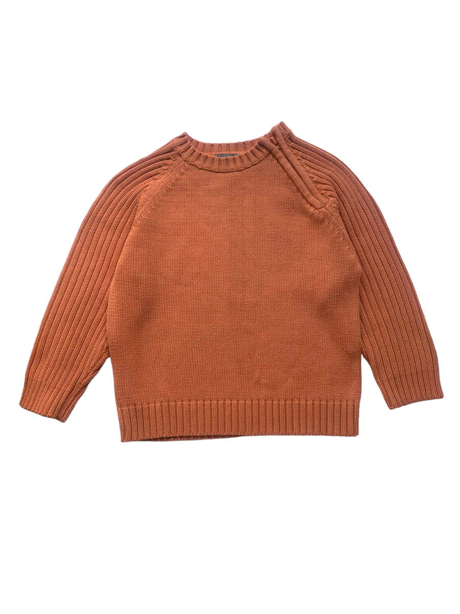 Pull orange - 6 ans