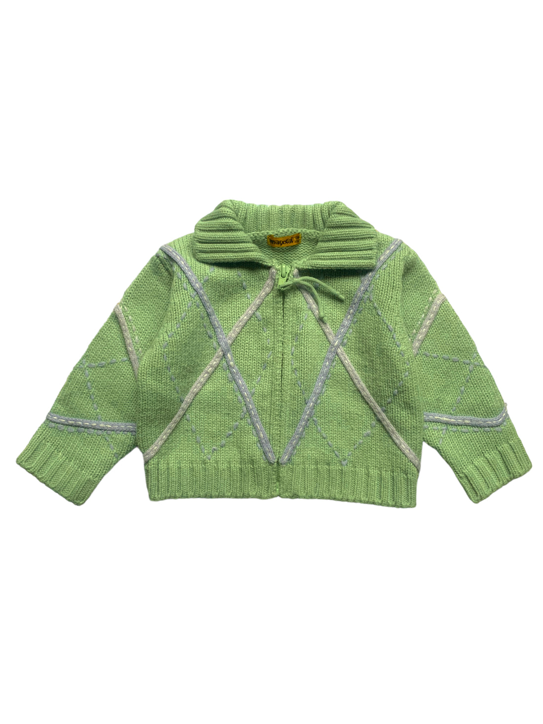 Gilet vert - 6 mois