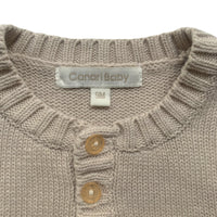 Pull sans manches beige - 9 mois