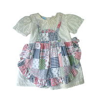 Robe tablier patchwork - 6 mois