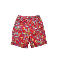 Short de pyjama alphabet rouge - 8 ans