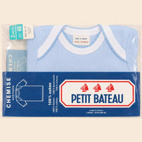 Maillot de corps court bleu - 3 mois