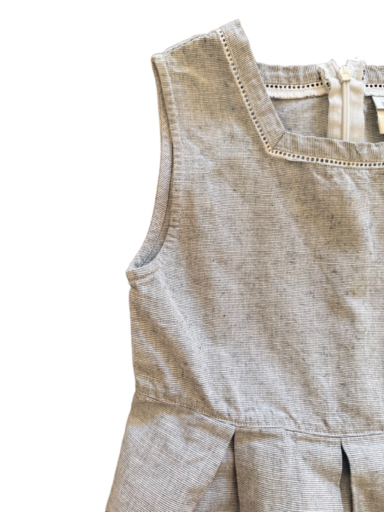 Robe mouchetée grise - 8 ans