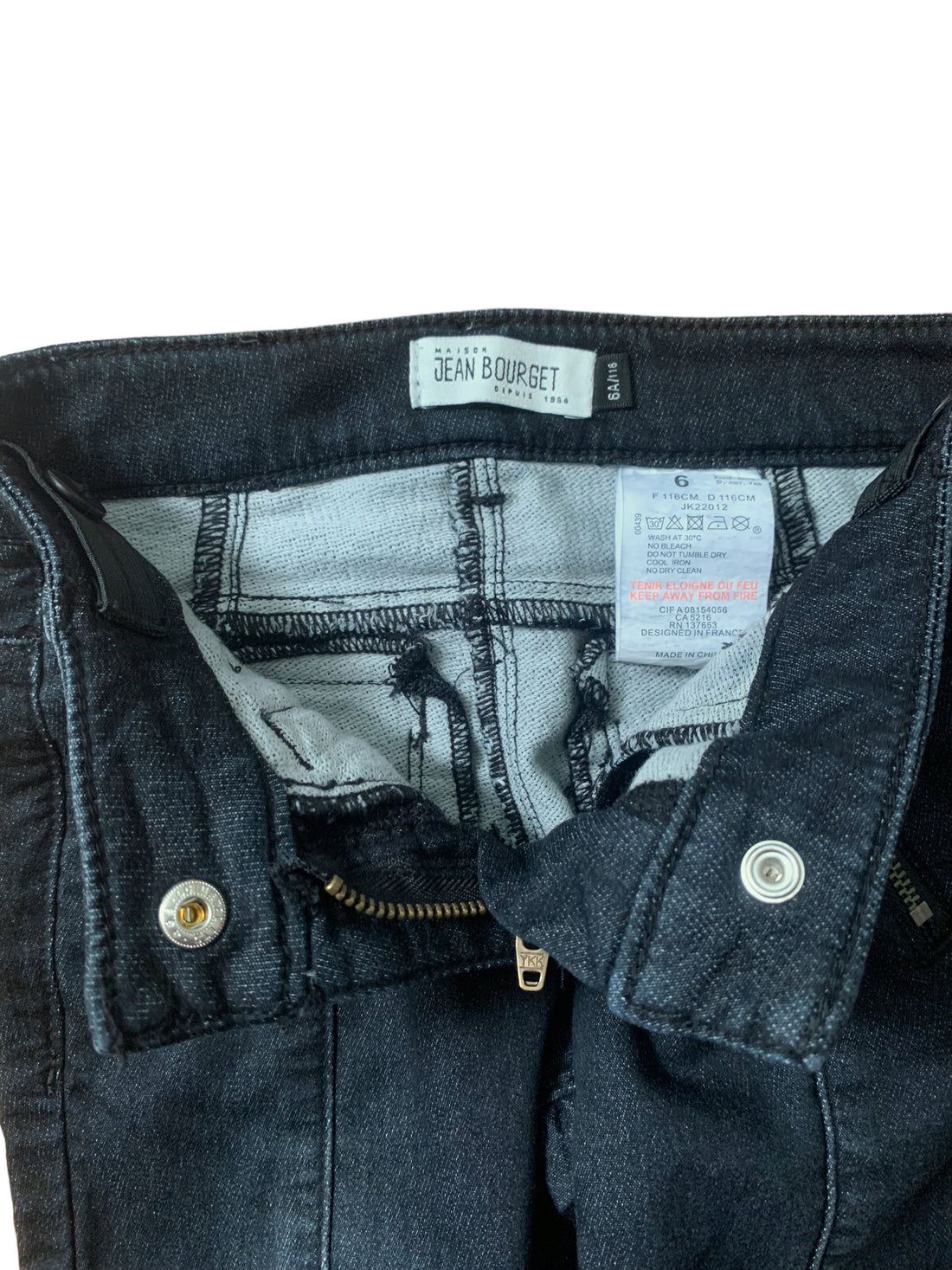 Jean slim zip - 6 ans