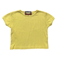 T-shirt en pointelle moutarde - 5 ans