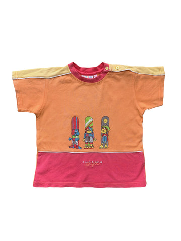 T-shirt piqué colorblock - 3 ans