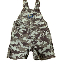 Salopette short camouflage - 12 mois